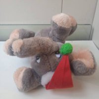 Слонче с коледна шапка (Коледа / Нова година), снимка 4 - Плюшени играчки - 42278055