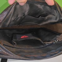 STRELLSON - Мъжка чанта за през рамо - естествена кожа, снимка 8 - Чанти - 42115206