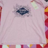 Нова Дамска  Тениска ЛИЙ КООПЕР  Оригинал в розово размер С, снимка 3 - Тениски - 42758149
