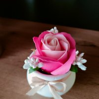 Сапунени рози, снимка 16 - Изкуствени цветя - 38183779