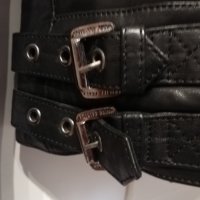 Яке естествена кожа PHILIPP PLEIN, снимка 12 - Якета - 35338307