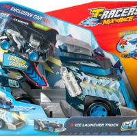 Нов Специален T-Racers Камион Ice Launcher - Създай и Стартирай деца играчка подарък, снимка 6 - Коли, камиони, мотори, писти - 44571533