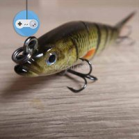 НАМАЛЕНИЕ! 3D воблер за риболов с 8 сегмента 14см, снимка 12 - Стръв и захранки - 28850680