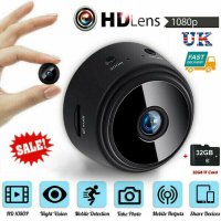 Мини WIFI IP скрита,шпионска,охранителна камера.Бебефон Mini HD Camera, снимка 13 - HD камери - 31606546