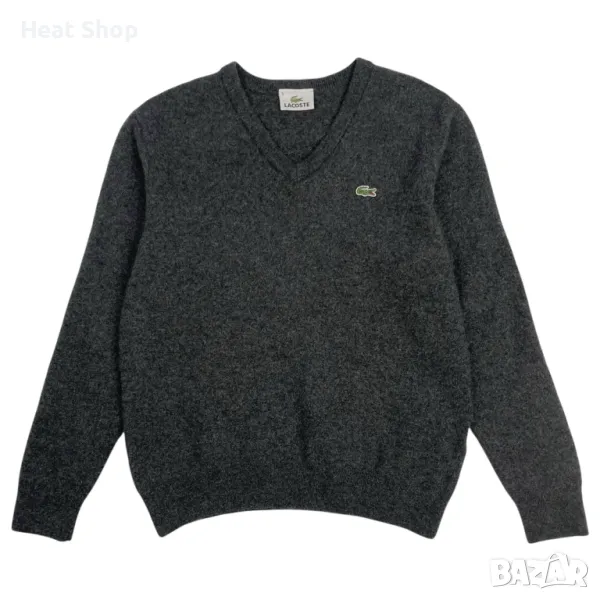 Дамска вълнена блуза Lacoste Wool V-Neck Sweater, снимка 1