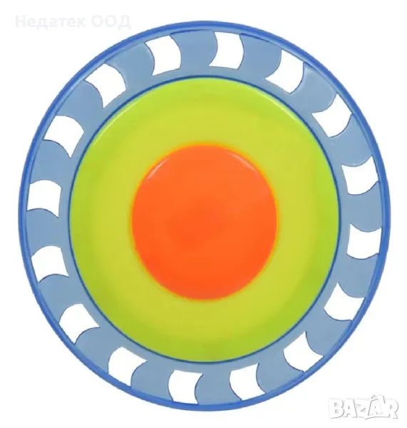 Пластмасово фризби, Зелен, Ø16.5см, снимка 1