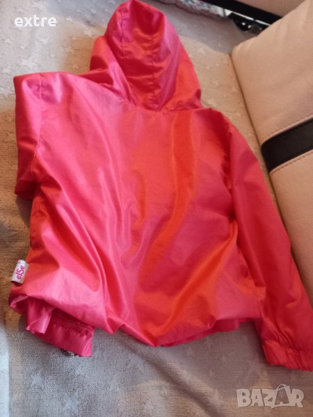 Детско яке пролет/есен розово ветровка 3-5 години, снимка 1