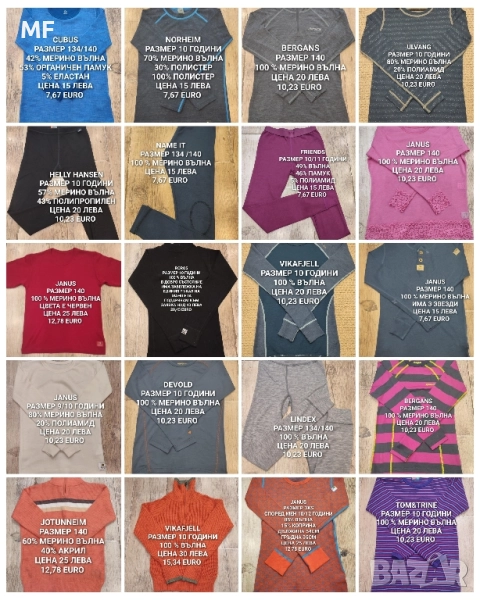 МЕРИНО ВЪЛНА ЗА 9,10,11 ГОДИНИ , снимка 1