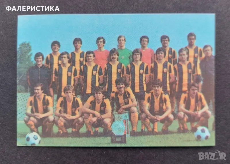 Календарче: футболен клуб "Тракия" Пловдив - 1982 г., снимка 1