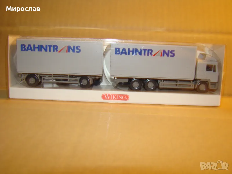 WIKING H0 1/87 MAN  КАМИОН МОДЕЛ ТИР ИГРАЧКА, снимка 1