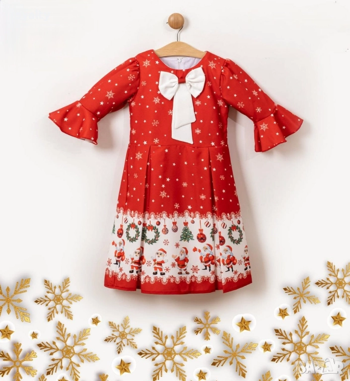 Коледна Рокля За Момиче , снимка 1