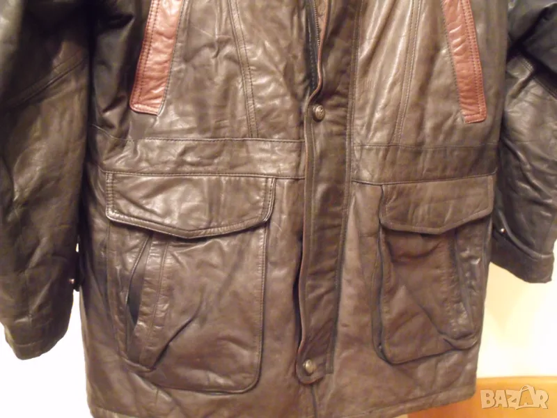 Мъжко яке от качествена естествена кожа, снимка 1