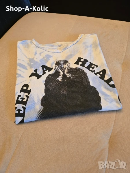 Original 2Pac Tupac Keep Ya Head Up Amaru Entertainment Tee, снимка 1