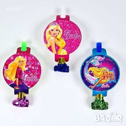 Барби  Barbie Свирка свирки за детско парти рожден ден, снимка 1