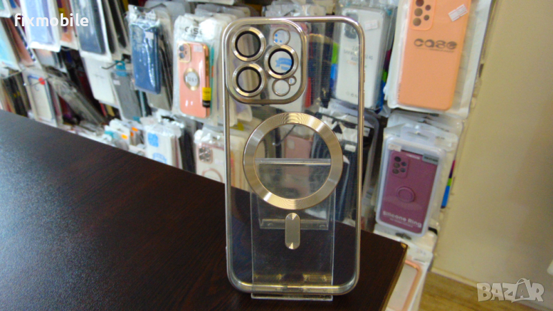 Apple iPhone 15 Pro Max Силиконов кейс Mag Cover, снимка 1