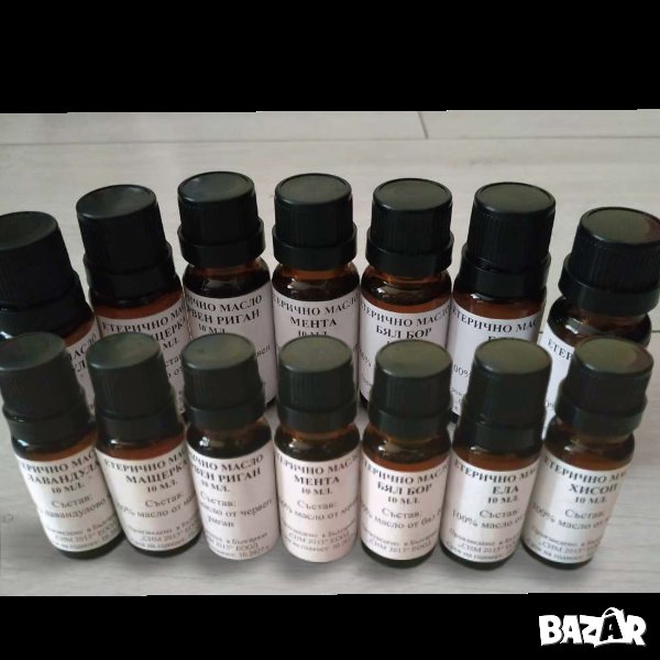 ПРОМО ПАКЕТ 5! 10 етерични масла-лавандула,бял бор,мащерка,червен риган,резене и р, снимка 1