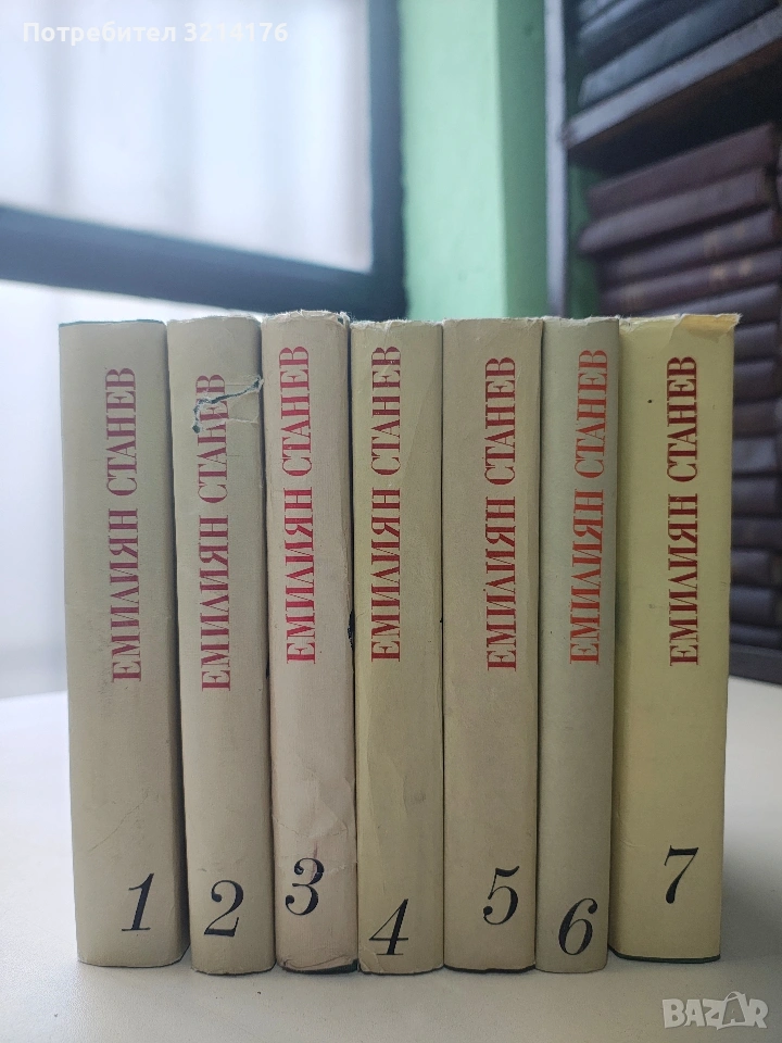 Събрани съчинения в седем тома. Том 1-7 - Емилиян Станев (1981-3, Отлично състояние), снимка 1