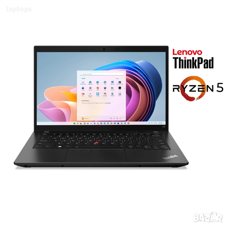 Лаптоп Lenovo Thinkpad L14 G1 Ryzen 5 4500u/8GB /256 NVMe/14" FULLHD, снимка 1