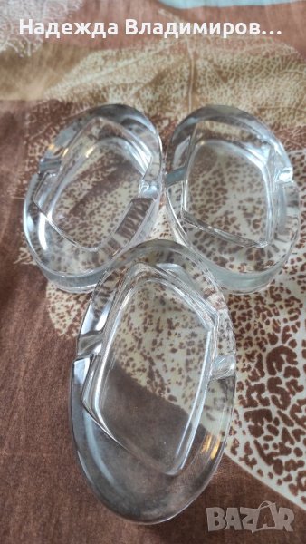 Ретро стъклени пепелници , снимка 1