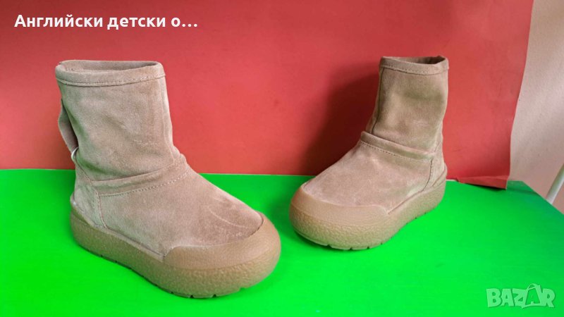 Английски детски ботуши естествена кожа-ZARA , снимка 1