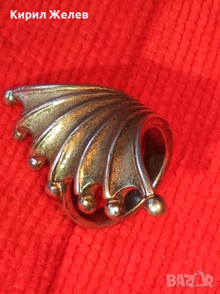 СТАР КРАСИВ ПОСРЕБРЕН АРТ ДЕКО СТИЛ МЕДЕН ПРЪСТЕН 27184, снимка 1