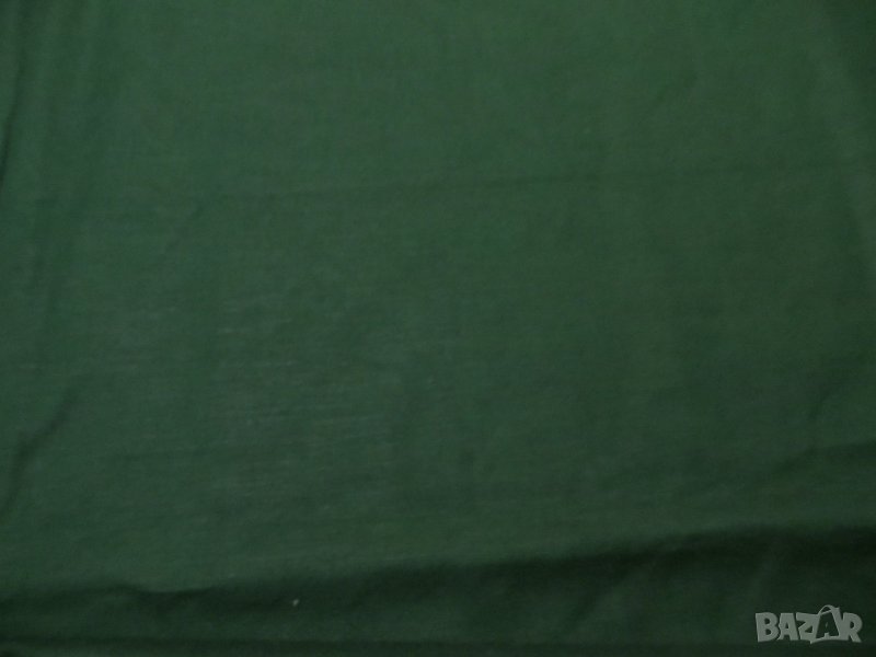 Тъмнозелена коледна покривка лен и памук, снимка 1
