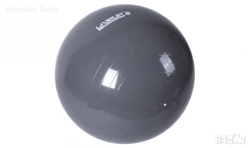 Фитнес топка сива 75 см , снимка 1