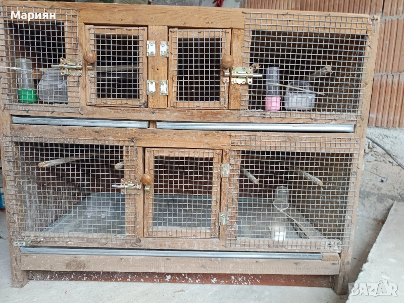 клетка за птици на два етажа, снимка 1