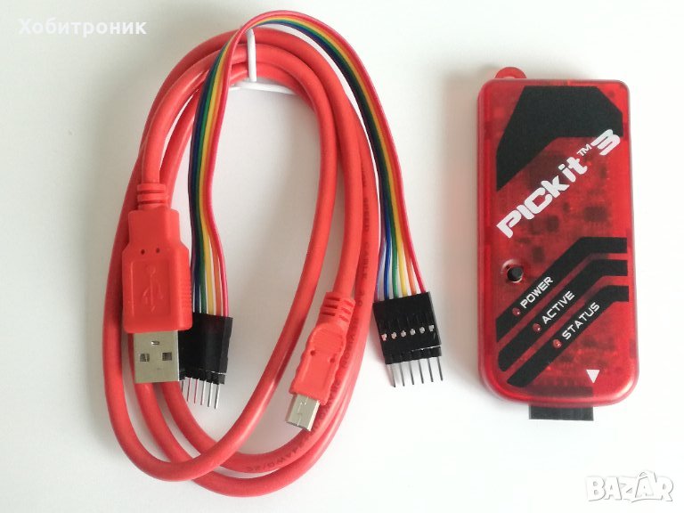 PicKit3 програматор за Microchip pic процесори, снимка 1