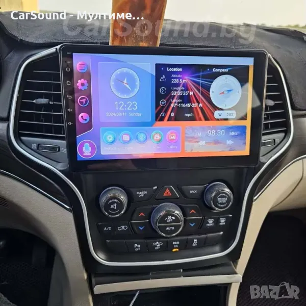 Jeep Grand Cherokee WK2 - 10.1" Android 14 Мултимедия Джип Гранд Чероки Навигация Андроид, снимка 1