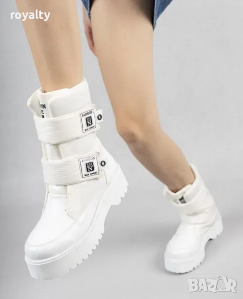 Равни апрески - бели, снимка 1