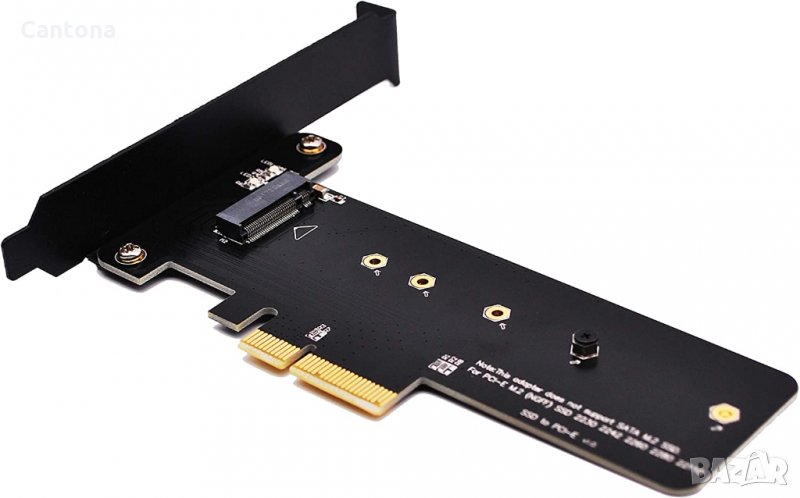 PCI Express M.2 SSD NGFF PCIe карта към PCIe 3.0 x4 адаптер, снимка 1