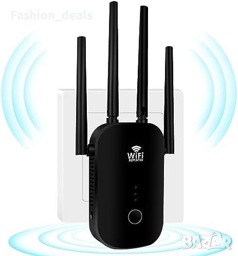 Нов 1200Mbps WiFi удължители усилвател на сигнала за дома Антена интернет, снимка 1