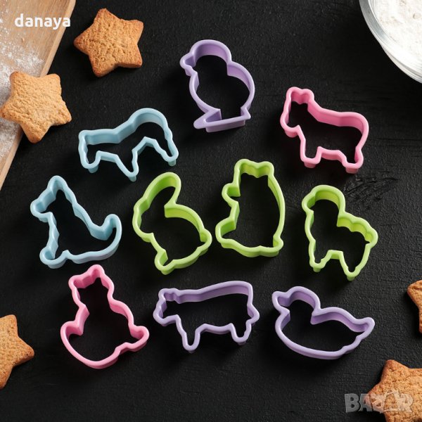 2614 Комплект форми за сладки Домашни животни, снимка 1