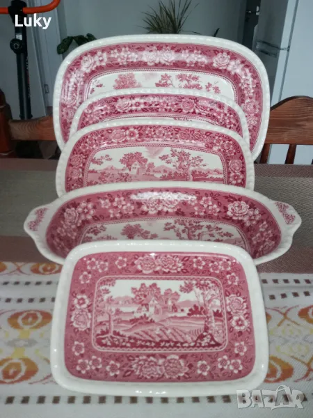 Прекрасен,антикварен лот-Порцеланови плата--Villeroy&Boch.Цената е за всичко., снимка 1