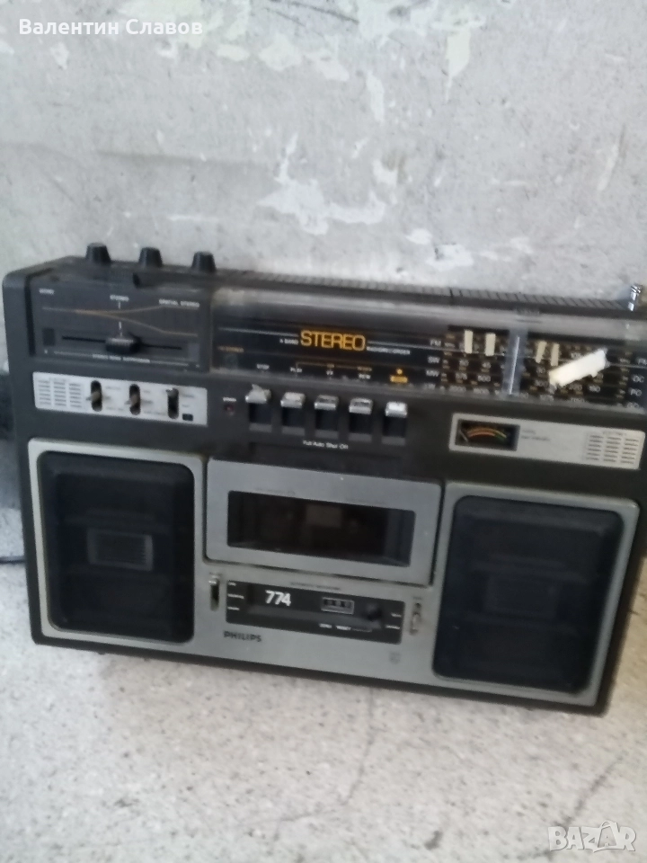 Радиокасетофон Philips 774, снимка 1