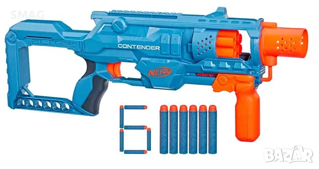Бластер Nerf Elite 2.0 Contender - Hasbro S_1227008, снимка 1