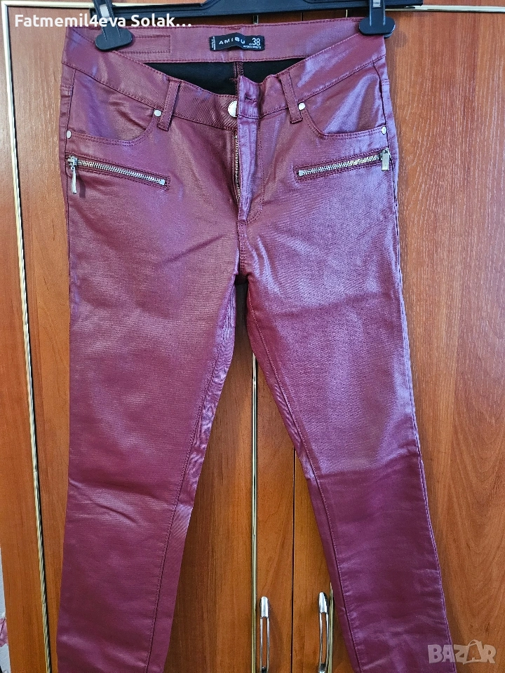 дамски кожен панталон , снимка 1