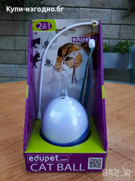  Играчка за котка - въртяща се топка, снимка 1