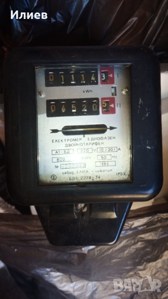 Стар електромер, снимка 1