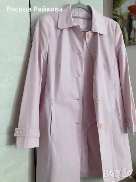 Дамски розов шлифер, 44размер, снимка 1