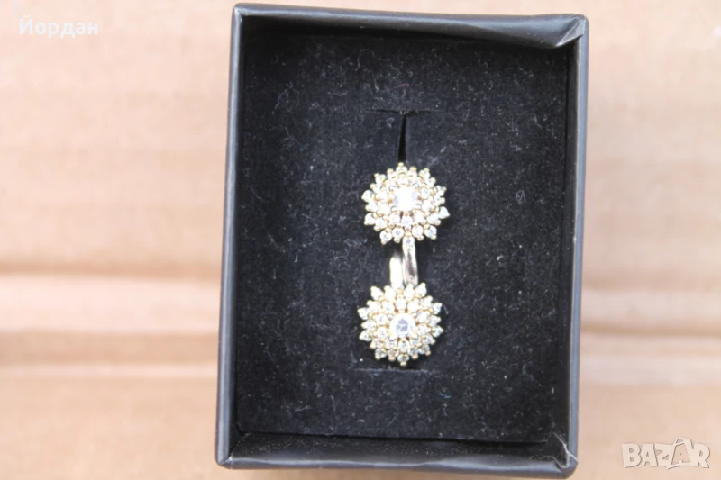 Дамски сребърни обеци , снимка 1