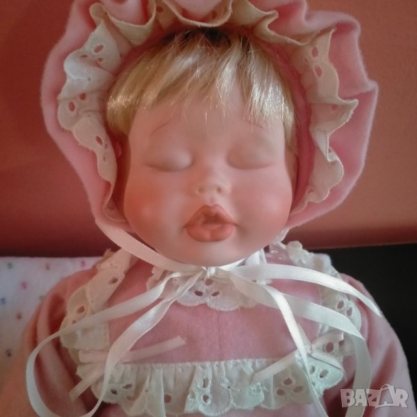 Колекционерска Порцеланова кукла Elizabeth Homecoming Kathy Barry-Hippensteel for Knowles 1989, снимка 1