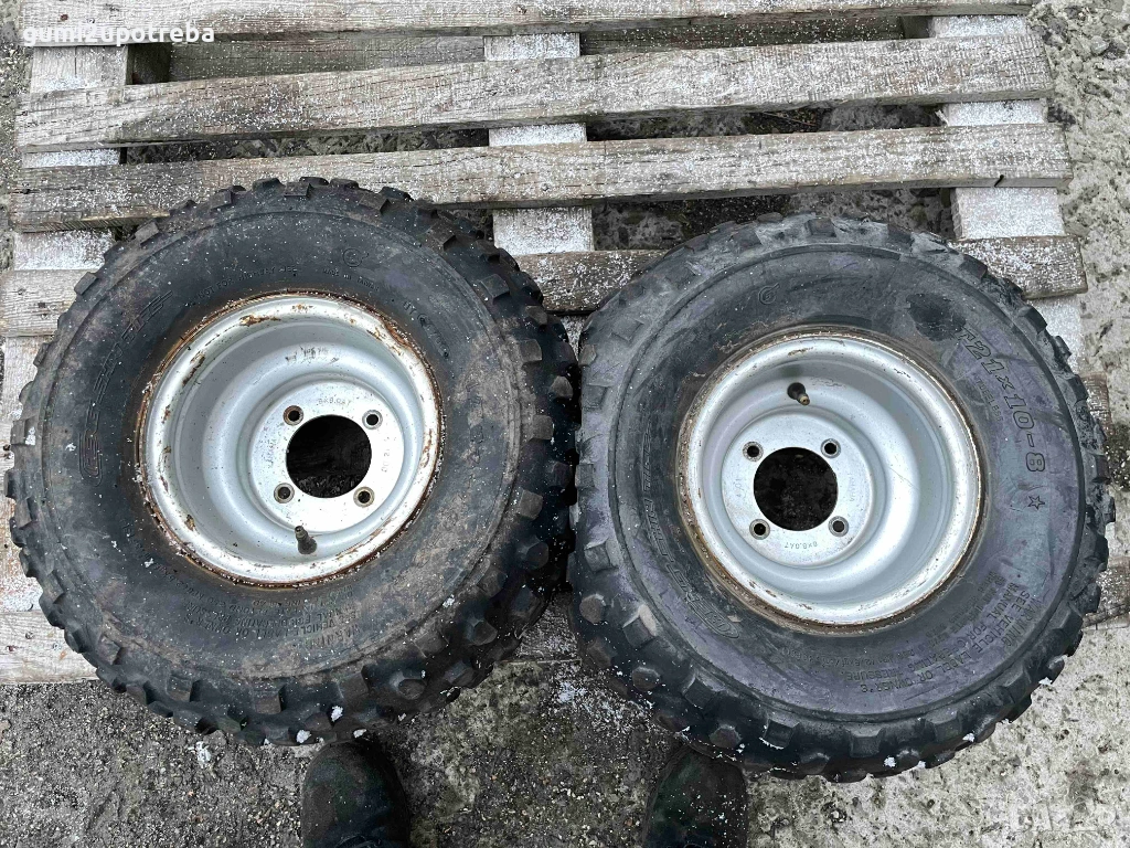 8 цола Задни Джанти 4х100 за ATV Yamaha Blaster 8J гуми 21х10-8, снимка 1