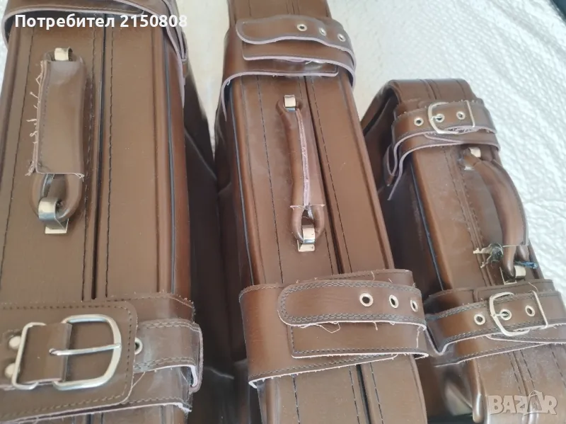 Продавам нови кожени куфари, снимка 1