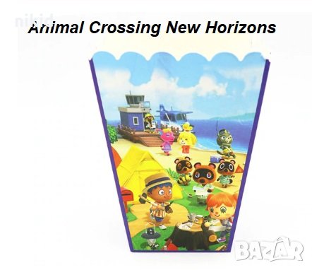 Animal Crossing New Horizons Парти кутия за дребни лакомства пуканки и др, снимка 1