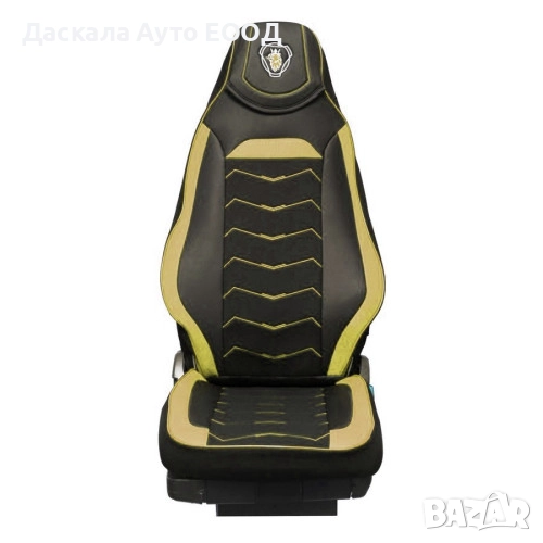 Калъфи за седалки за Scania R 2004-2016г., Кожа + алкантара , 3 цвята, снимка 1