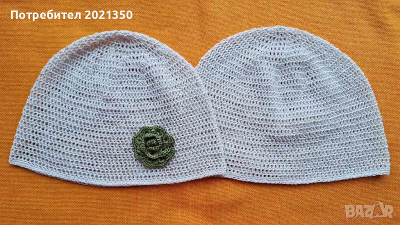 Летни шапки за нея и него - комплект, снимка 1