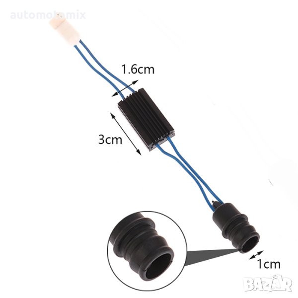 КАБЕЛ ЗА ГРЕШКИ ЗА ДИОДИ Т10 - 1БР., снимка 1