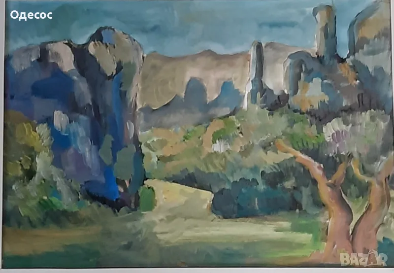 Картина на худ. Александър Петров- Лавандулата 1916-1983 г., снимка 1